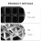 8Pcs Plastic Blind Spacer Blocks for Window Bracket Mounting DIY Use 4