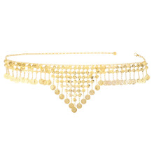 Alloy Dance Chain Belt for Women Adjustable Hip Scarf