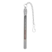 Weatherproof Silver Fishing Thermometer Precise Water Temperature