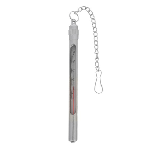 Weatherproof Silver Fishing Thermometer Precise Water Temperature