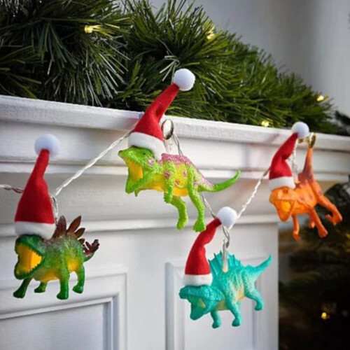 LED-Dinosaurier-Lichterkette, 2 m, batteriebetrieben 1