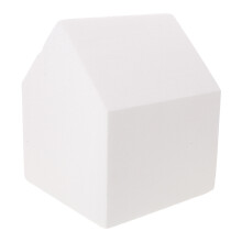 DIY White Foam House Ornament Lightweight Crafting Supply