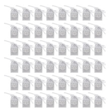 50Pcs White Holy Communion Candy Boxes with Cross for Party Favors