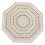 5Pcs Khaki Wood Crochet Basket Bottoms Durable Octagonal DIY Kit 1