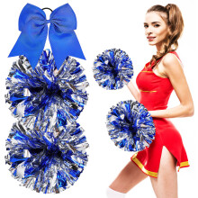 1Ensemble Pom Poms Plastique Colorés Cheering Sport