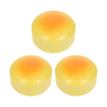 3Pièces Jouets Fromage PU - Pain Faux Élastique Décor Gourmand