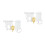 2Pcs Flexible Medical Female Wearable Assorted 1