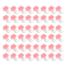 50Stk Sofa Fixiernadeln Pink Kunststoff Möbelbezüge Halter