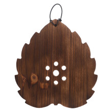 Wood Wall Plant Holder Brown for Indoor Ferns and Climbing Plants