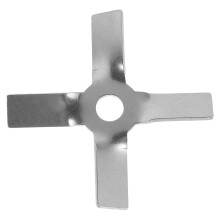 Silver 4 Stainless Steel Lab Mixer Stirring Paddle Accessory
