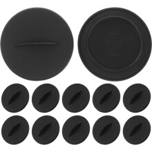 12Pièces Capuchons Pour De Culture Hydroponique Noir Plastique