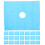 50Pcs Durable Disposable Face Rest Covers Sky-Blue Nonwoven for Spas 1