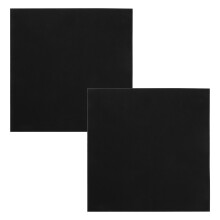 2St High Resilience Foam Motorfiets Zitkussen Anti-Slip Zwart