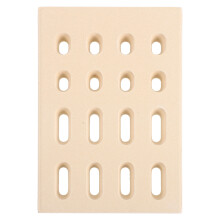 Beige Keramische Grillplaat Hitteverdeler Voor Barbecue Gebruik