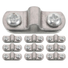 10Pcs Grey Bicycle Fender Fixing Clamp Screws for Durable Bike Support