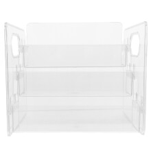 Transparent Pill Organizer Stand for Portable and Home Storage