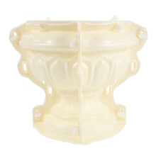 Durable Plastic Mold for Concrete Flower Pot Making Outdoors