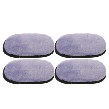 4Pcs Reusable Car Wash Gloves in Grey - Deep Clean Microfiber Mitts