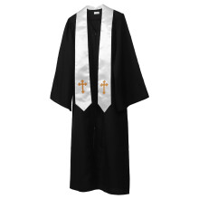1Set Priester Met Draagt Stola - Polyester Robe