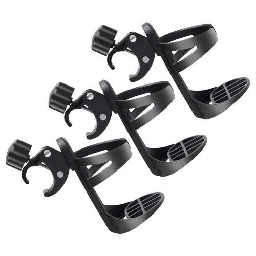 3Pcs Lightweight Plastic Cup Holder for Wheelchair and Walker Mobility