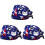 3Pcs Durable Blue Cotton Work Caps Sweat-Absorbing Protective Hats 1