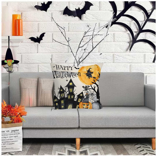 Halloween örngott Pumpa Spöke Design 45x45 cm