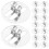 200Pcs Silver Iron Wick Holder Clips for Candle Making Accessories DIY 1