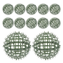 12St Duurzame Flower Arrangement Holder Met Groene Topiary Ball Frame