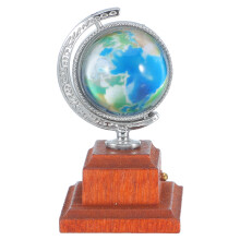 Mini Globe Ornament 1:12 Hout Metaal