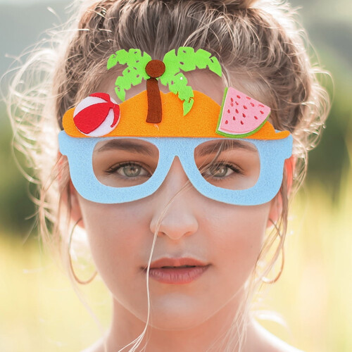 Hawaiianska partyglasögonbågar – 4-pack 2