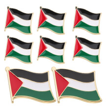 8Pièces Palestine Métal Pour Vêtements Hats Et Sacs
