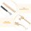 4Stk Violin Einstellhilfe Soundpost Feineinstellung Materialmix 5