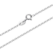 Rolo schakelketting voor dames, 925 sterling zilveren ronde rolo schakelketting, Italiaanse massieve kabelketting met een sensationele glans en stijl.