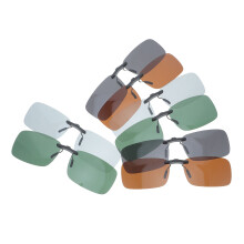 8St Clip on Zonnebril Met Anti Glare En Polarized Lens