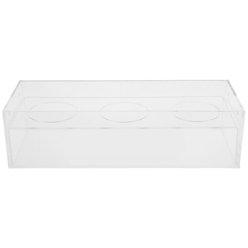 Acrylic Cup Holder with Stable Support for Iced Beverage Display