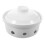 1Set Portable Ceramic Cheese Fondue Warmer with Lid White Table Server 1