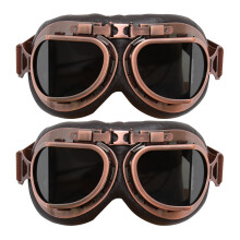 2Pièces Lunettes Offroad Gris Pièce Résine Confort Anti-Poussière