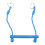 Blue Monkey Bars Outdoor Climbing Playset Durable Plastic Metal 1