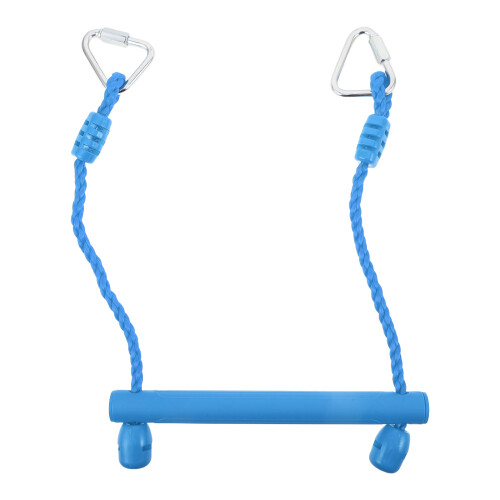 Blue Monkey Bars Outdoor Climbing Playset Durable Plastic Metal