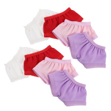 8Pcs Versatile 18 Inch Doll Shorts Assorted Color Soft Doll Dress Up