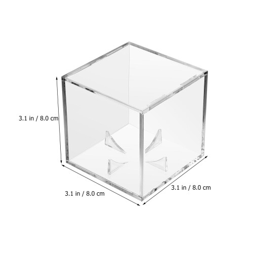 2Sets Large Capacity Baseball Display Holders Acrylic Storage Cases 2