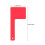 Red Acrylic Mailbox Flag Replacement for Home Wall Mount Accessory 2