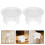 3Pcs White Plastic Water Jug Lids - Reusable Pitcher Caps for Home Use 5