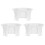 3Pcs White Plastic Water Jug Lids - Reusable Pitcher Caps for Home Use 6