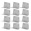 12Pcs Heavy-Duty Silver Iron Tape Dispenser Replacement Cutter 1