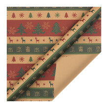 Papier cadeau de Noël VOSS simple face 70 cm x 50 cm
