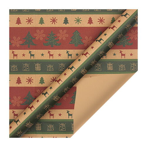 Papier cadeau de Noël VOSS simple face 70 cm x 50 cm
