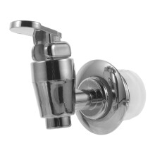 Silver Plastic Drink Dispenser Spout with Easy Pour Control