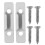 2Pcs Metal Sash Plate for Smooth Sliding Window Repairs 1