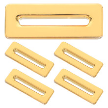 5Pcs Zinc Alloy Sink Overflow Cap Golden for Kitchen and Bathroom